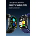 Montre connectée dido G80S à technologie pump – Surveillance santé : glycémie, tension artérielle, acide urique, lipides – Mesure haute précision : fréquence cardiaque, ECG, saturation en oxygène, sommeil, suivi sportif image 3