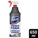 Domestos Toilet & Bathroom Cleaner Spray Power Foam Limescale Remover 650ML image 1