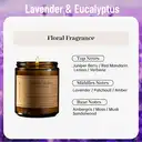 Zooly Silver Lid Cream Jar Scented Candle - Lavender Eucalyptus, 200G, 1PC image 1