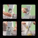  4-Sided Kitchen Grater Cheese Shredder Vegetable Slicer Safe Handle Gray                   image 6