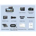 AZDOME M550 MAX 4K Dashcam Car 4K+ 1080P+ 2.5K Front Rear Interior with Dual STARVIS, 64GB SD Card, WiFi, GPS, Super Night Vision image 1