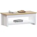 Vida Designs Coffee Table Arlington Rectangle White/Oak Effect image 1