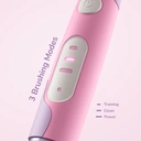 Squishmallows Electric Kids Toothbrush, Rechargeable, 3 Brushing Modes, Over 5 Weeks Battery Life, Extra Brush Head Included, Ages 4+, Patty image 3