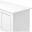 Galano Limestone Wide TV Stand – 150 cm Entertainment Unit for TVs up to 65 Inches – 2-Door Storage Cabinet – White Finish image 6