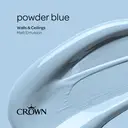 CROWN Matt Emulsion Powder Blue 2.5L image 8