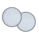 BJÖRN GOURMET Lot de 2 plateaux de service onyx - Ø 33 cm image 1