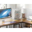 Senhoglb Porte-documents mural en maille, format A4, 6 niveaux, blanc, offre spéciale Nouvel An, idées cadeaux top image 3