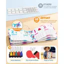 JoyCat Preschool Learning Activities 48 Reusable Pages, Handwriting Practice for Kids Toddlers, Tracing Letter Number Workbooks, Educational Toy Autism Busy Book, Learning Gift for 3 4 5 Year Olds image 3