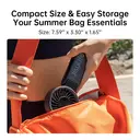 JISULIFE Life 7 Ventilateur portable 3-en-1 avec affichage LED - Noir image 9