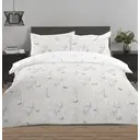 NightComfort Duvet Cover Set Vanessa Reversible Grey Double image 0