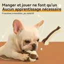 Blinkit Jouet de dentition pour chien en cuir de vachette et nylon  image 1