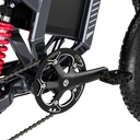 Shengmilo S900 Adult E-bike Men's E-Mountain ebike , 60V30AH Battery electric bicycle,20" Fat Tire Electric Bike image 9