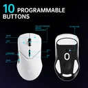  RAPOO VT9Pro 4K Souris gaming sans fil - Blanc image 6