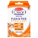 Bob Martin Clear Spot-On Flea & Tick Repellent Pipettes 3 x 0.9ml image 0
