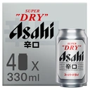 Asahi Super Dry Beer 4x330ml Can image 4