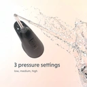 Ordo Hydro Water Flosser, Cordless Waterproof Oral Irrigator, 3 Pressure Settings, Portable, Rechargeable Electric Sonic Flosser, Charcoal Grey image 1