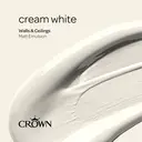 Crown Matt Emulsion Cream White 2.5L image 6
