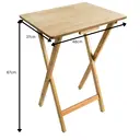 Vida Designs Side Table Folding Oak image 7