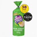 Snack A Jacks Jumbos Sour Cream & Chive Sharing Rice Cakes 117g image 1