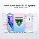 DOOGEE Tab A9 Pro Android 15 Tablet， 10-inch (2025)， Unisoc T310， 20GB RAM， 128GB ROM (Expandable to 2TB TF)， 6580 mAh Battery， 8MP AI Camera， Dual Speaker， 5G WiFi， GMS， Bluetooth， Face ID， 3.5mm Jack， Gray image 3