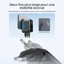 Anker Ladegerät (100 W, 3 Anschlüsse, Intelligentes Display) Touch-Steuerung, für MacBook, iPad sowie iPhone 17/16/15-Serien (inkl. USB-C-Kabel) image 4