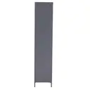 Interiors by Premier Storage Locker Academy Metal Cabinet Grey Tall image 1