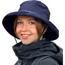 TOP-EX Chapeau anti-UV à bords larges avec arceau amovible et panneau en mesh ventilé bleu foncé - taille M/L image 0