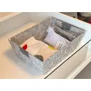 KEVAHOME SET OF 2 COTTON STRAP MEDIUM BASKETS-GREY 13x10x4.5''H image 3