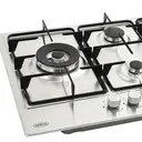 Belling GHU753RI STA Gas Hob – 75cm Stainless Steel, 5 Burners, Cast Iron Pan Supports, Multi-Point Ignition image 2