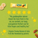 Organix Goodies Chunky Banana & Date Fruit Bars 12+ Months 6 Pack 102g image 8