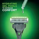 Wilkinson Sword Hydro 3 Men's 1 Razor with 8 Blade Refills image 3