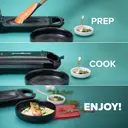 Drew&Cole 5 Minute CleverChef Multicooker - 700W, Non-Stick, Quick Meals, Great for Steaks, Omelettes, Toasties, Pizzas & Dessert image 2