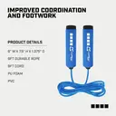 Comfort Handle Jump Rope  9FT PVC Jump Rope for Cardio Fitness - Versatile Adjustable Skipping Rope for Women Men Kids， Speed Jump Rope for Exercise，9 Feet image 6