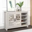 Galano Isadora 16-Pair Shoe Cabinet – Modern Shoe Storage Unit with 2 Doors & Adjustable Shelves – Freestanding Organiser for Entryway, Home or Office – Dusty Grey Oak image 3