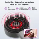 Breo Scalp3 Brosse de massage shiatsu électrique sans fil pour cuir chevelu étanche IPX7 image 5