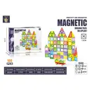 XINQIYUAN Qiyuan Jouet Éducatif Set de Dalles Magnétiques Surface Diamant 7.5cm 100pièces [Mélange aléatoire – Couleurs issues uniquement de la photo principale] image 3