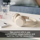 Sony WH-CH520 Wireless On-Ear Headphones (Pink) image 7