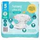 Nutmeg Baby Ultra Dry Nappies Size 5 11-25kg/24-55lbs 40 Pack image 2