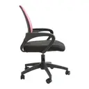 Interiors by Premier Office Chair with Arms Frazer Mesh Black/Pink image 3
