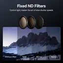 ochama x J.ZAO Action Filter Kit for DJI Action 3/4/5PRO - 4-Piece Set with CPL Polarizer & ND8/16/32 Filters - Camera Accessories image 1