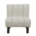 Accent Chair Lily Panelling Oatmeal image 3