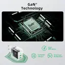 Mokin PD67W GaN Chargeur double USB-C (UE) avec câble 1,2 m - Blanc image 2