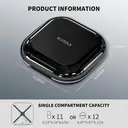 GAONLY Pilulier de voyage avec 4 compartiments - Bleu image 2