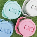 Milestone Travel Mug with Flip Straw Stainless Steel Double Walled Pink 890ml image 6