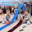 Track Set (5 Meters + 2 Pull-Back Cars + 2 Sliding Cars) image 4