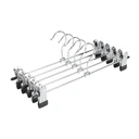 ANQI Pants Hangers with Clips, Metal Hanger with Adjustable Clips, Silver, 20 Pack image 2