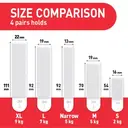 3M Command Large Picture Hanging Strips 17206, White, 4 Sets image 2