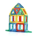 Tokky 36-Piece Magnetic Tiles Mini Building Toys, Introductory Educational Enlightenment, Strong Magnetic Attraction Structure, ABS Safe Material, Color Box Packaging CQ10 image 5