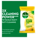 Dettol Antibacterial Floor Wipes, Citrus, 25 XL Wipes image 7