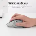Rapoo MT760L kabellose Bluetooth-Maus für mehrere Geräte, Bluetooth 5.0 und 2,4 GHz Multimode-Verbindung, bis zu 4 Geräte, M+ Cross Computer-Technologie, 11 programmierbare Tasten, 4K DPI, 90 Tage Akkulaufzeit, PC – hellgrau image 3